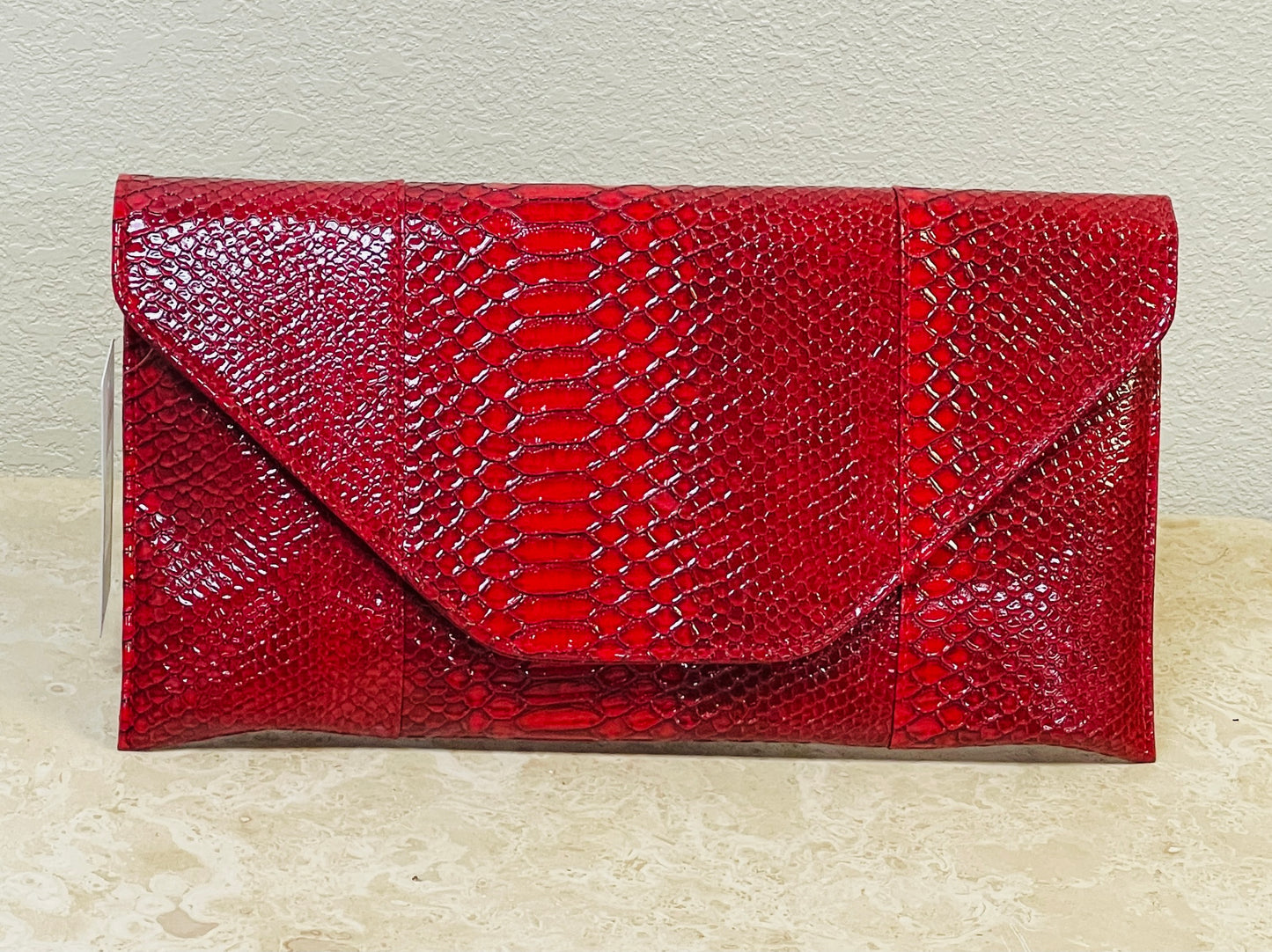 Red Snakeskin Clutch, Red ONLINE WOMENS CLOTHING BOUTIQUE, WOMENS ONLINE BOUTIQUE NEAR ME