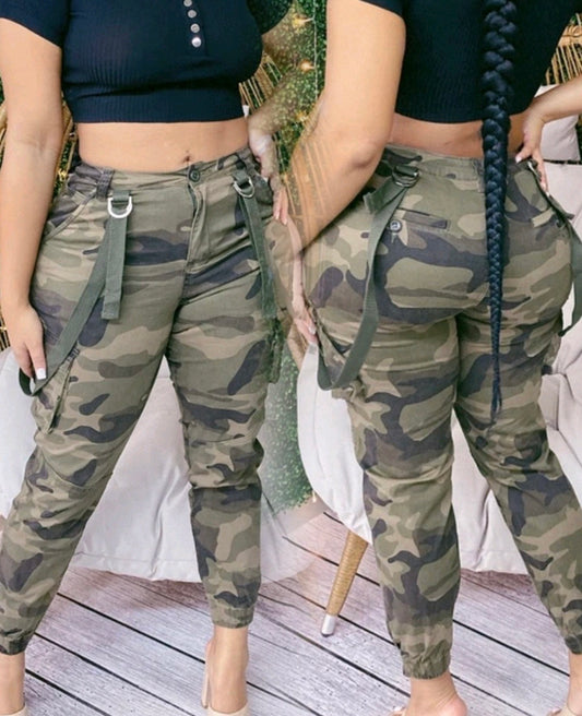 Fitted Camo Pants