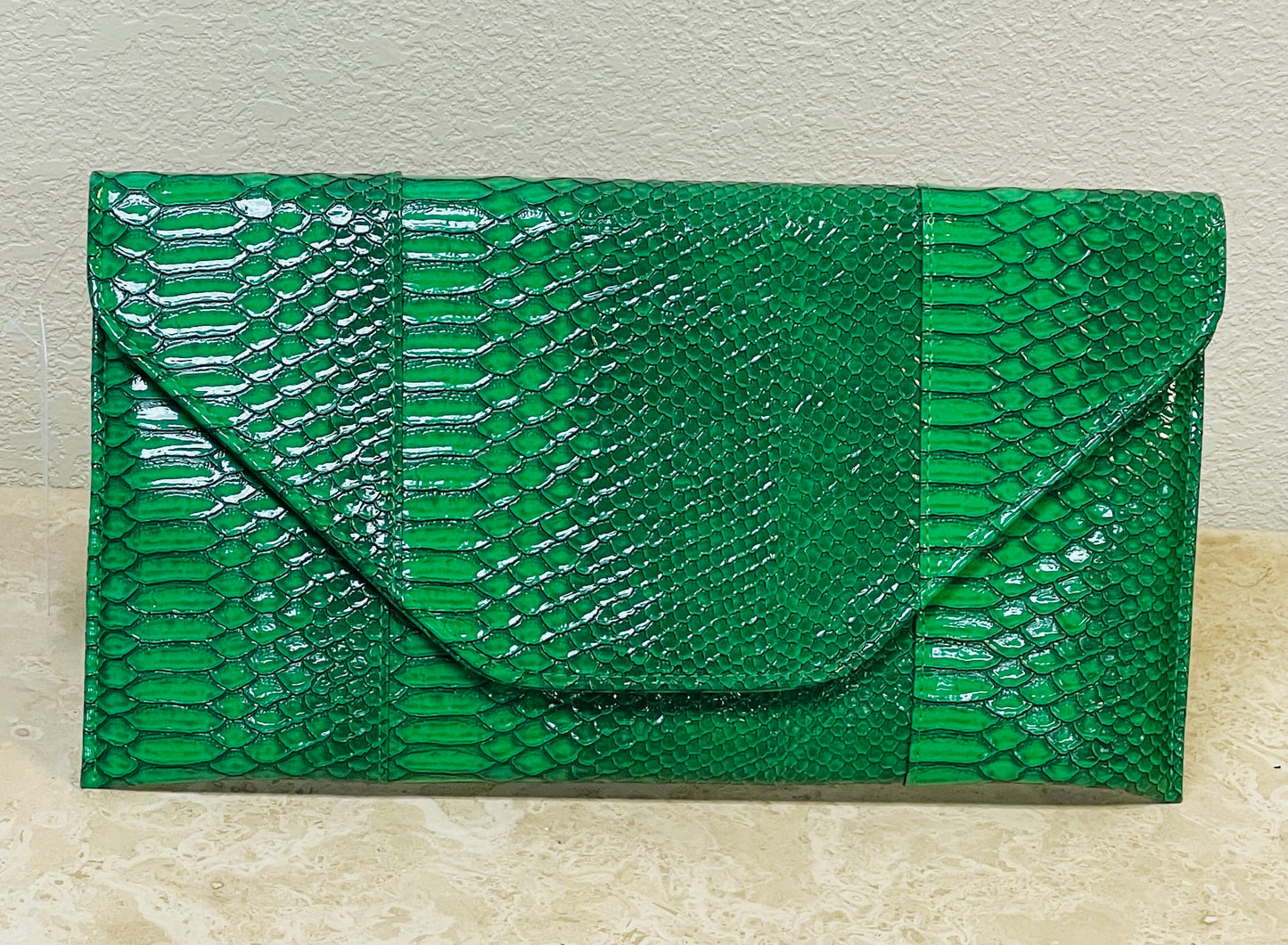 Red Snakeskin Clutch, Green ONLINE WOMENS CLOTHING BOUTIQUE, WOMENS ONLINE BOUTIQUE NEAR ME