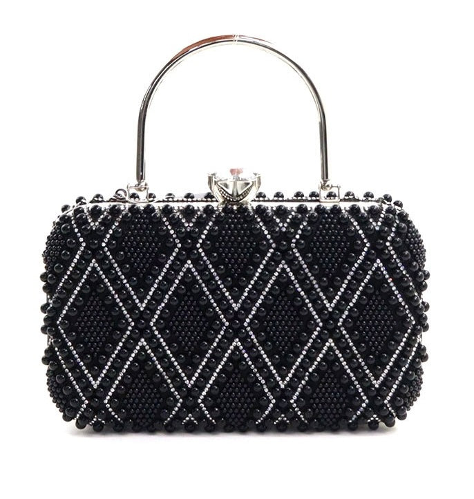 Rhinestone Handheld Clutch